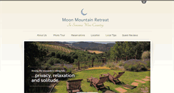 Desktop Screenshot of moonmountainretreat.com