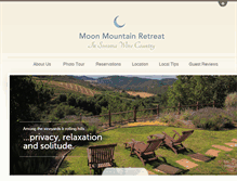 Tablet Screenshot of moonmountainretreat.com